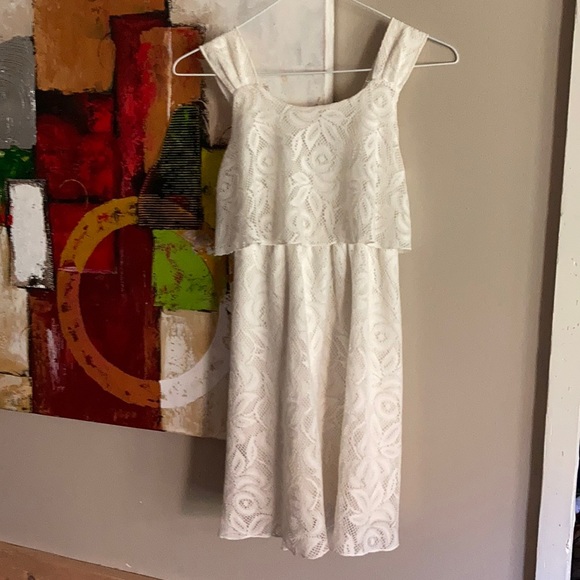 My Michelle Girls 7-16 Jacquard Illusion Dress main image 0